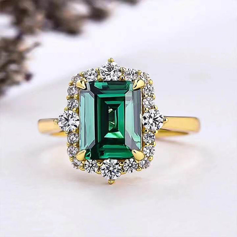 Colored Gems Zircon Ring