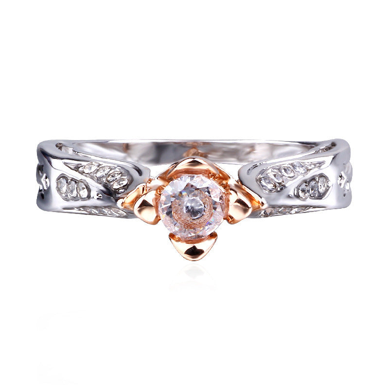 Rose Crystal Ring