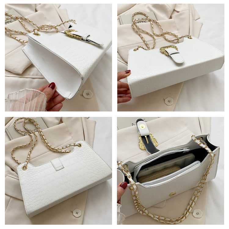 Simple Chain Shoulder Bag Crossbody