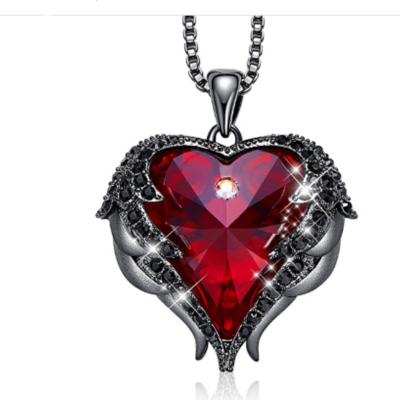 Beautiful Hearted Jewel Necklace