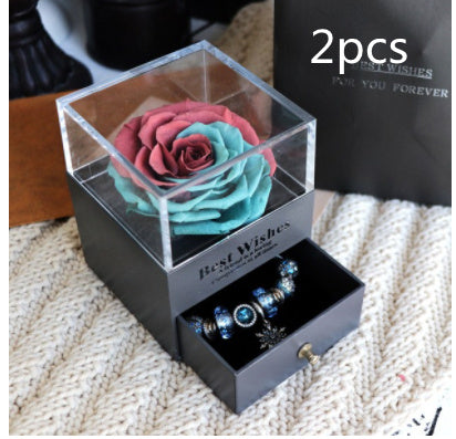 Eternal Flower Rose Jewelry Box