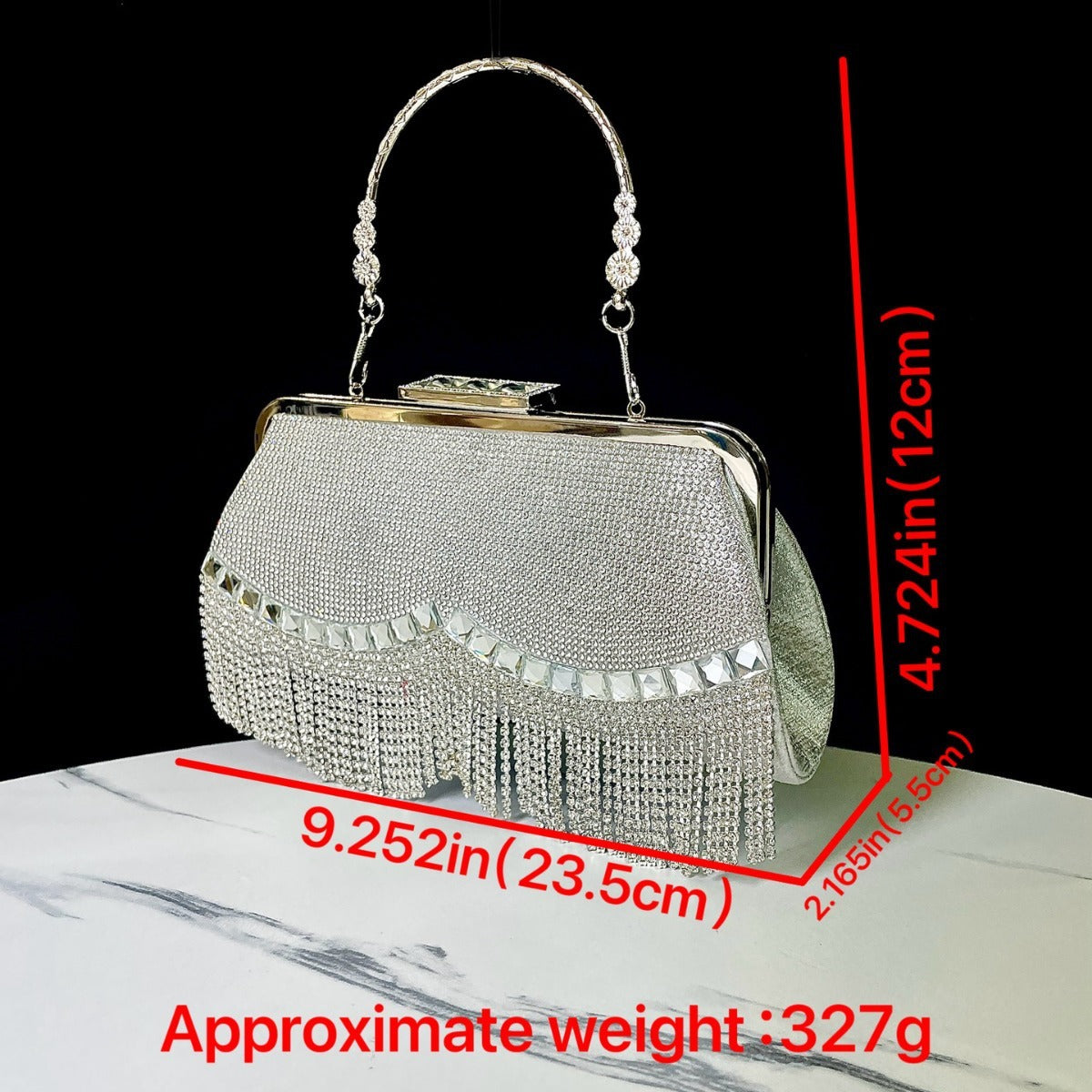 Princess Crystal Diamond Hand Bag