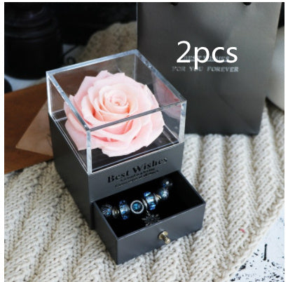 Eternal Flower Rose Jewelry Box