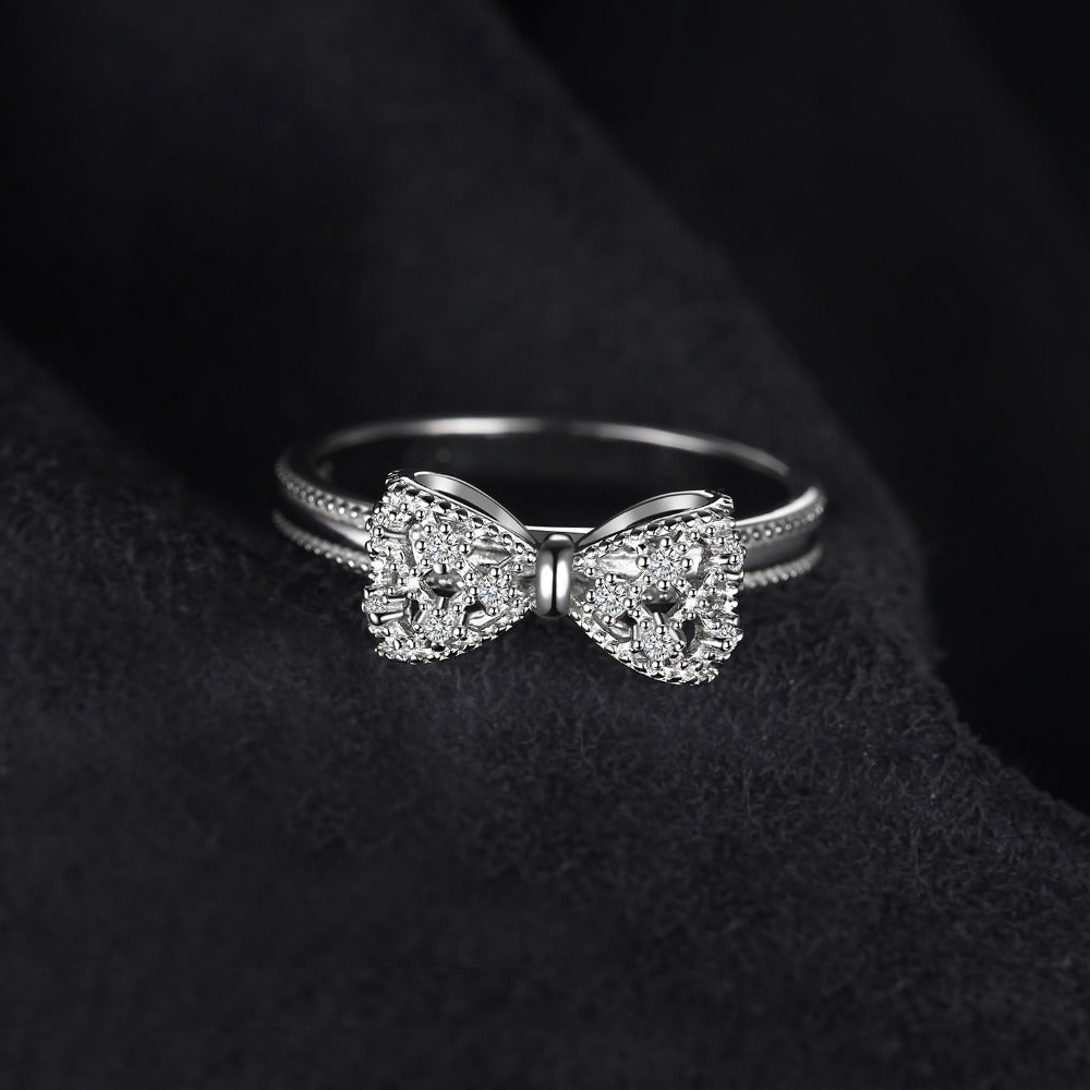 Bowtie Crystal Ring