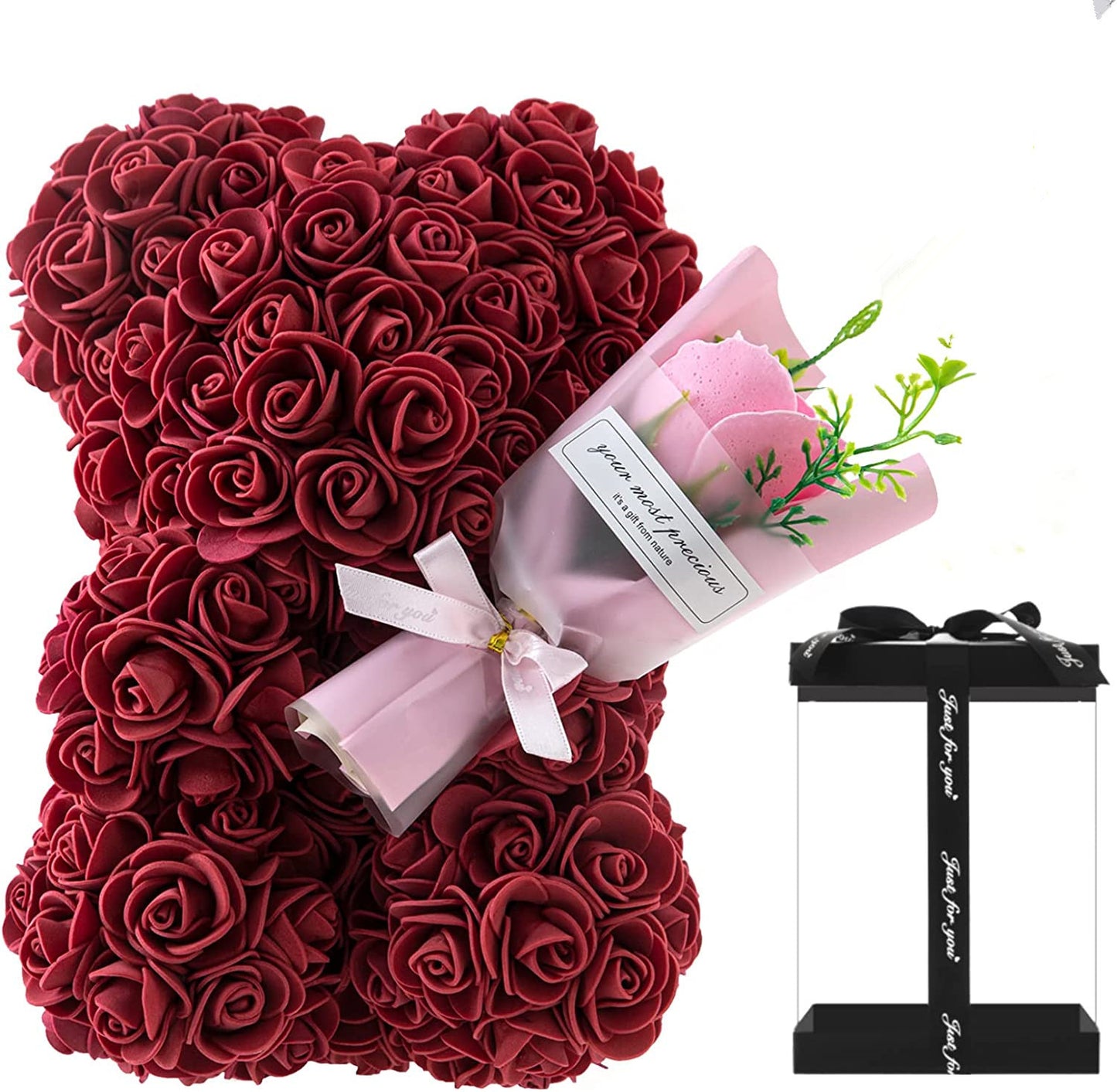 Rose Bear Preserved Flower Valentine's Day Gift