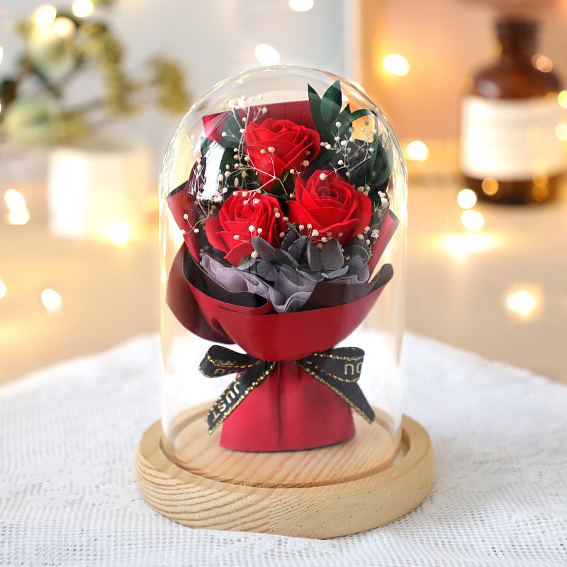 Rose Bouquet Tabletop Decor