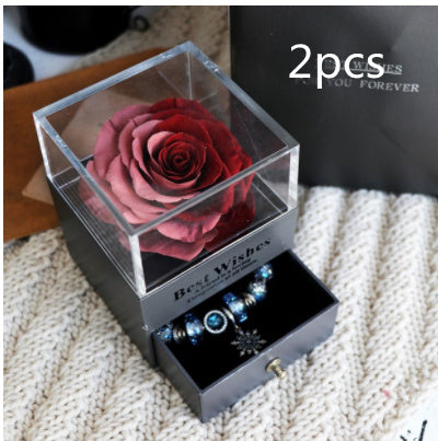 Eternal Flower Rose Jewelry Box