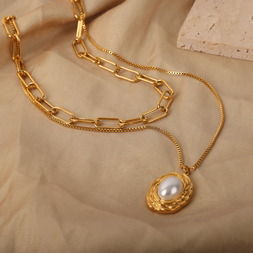 The Golden Pearl Necklace