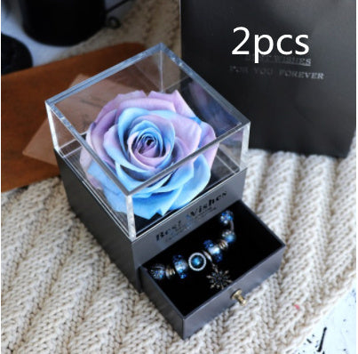 Eternal Flower Rose Jewelry Box