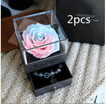 Eternal Flower Rose Jewelry Box