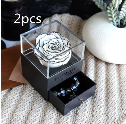 Eternal Flower Rose Jewelry Box