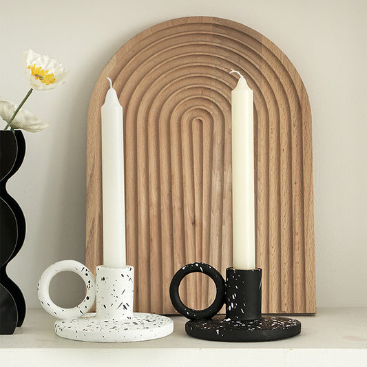 Minimalist Home Decor Tabletop Candle Holders