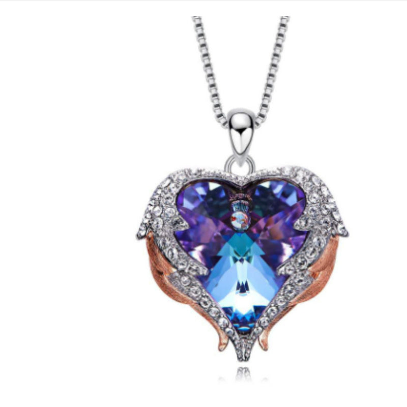 Beautiful Hearted Jewel Necklace