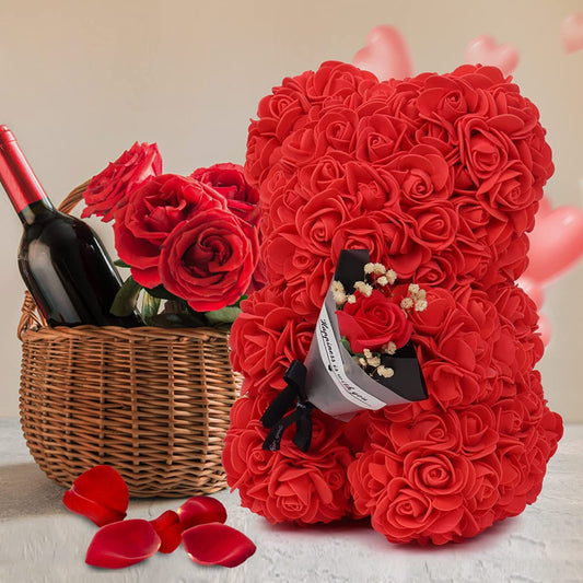 Rose Bear Preserved Flower Valentine's Day Gift