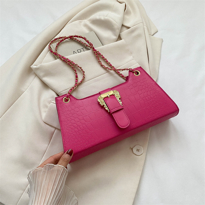 Simple Chain Shoulder Bag Crossbody