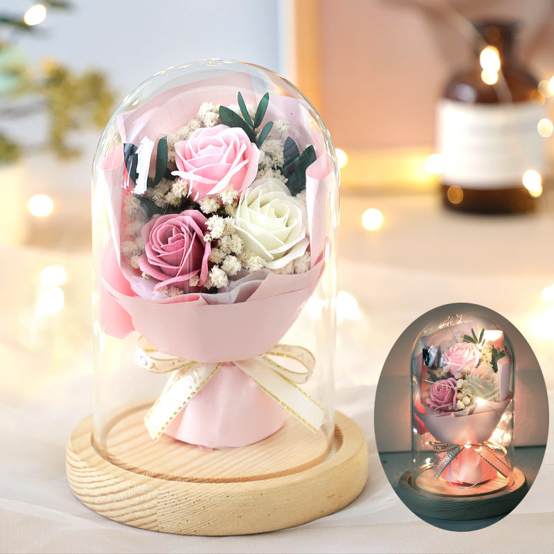 Rose Bouquet Tabletop Decor